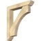 Ekena Millwork Westlake Slat Rough Sawn Bracket w/ Offset Brace, Douglas Fir, 6"W x 32"D x 36"H BKT0604X32X36WTL06RDF - alternate 1